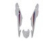 Carénages Moto Honda CBR500R 2013-2015 - Blanc Rouge Bleu HRC