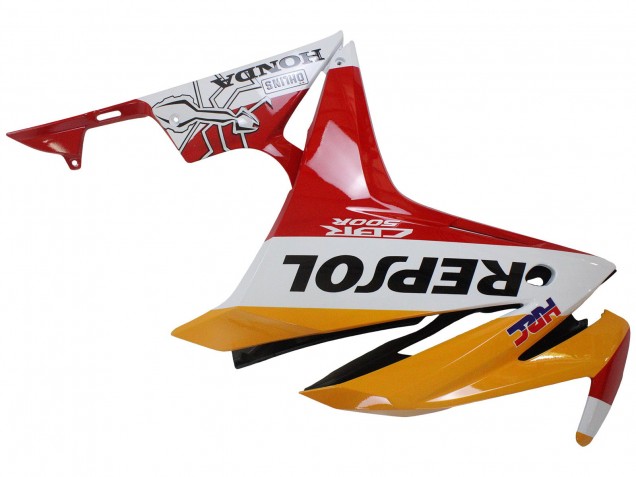 Carénages Moto Honda CBR500R 2016-2018 - Jaune Blanc Rouge Repsol HRC
