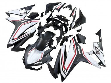 Meilleurs Carénages Moto Honda CBR500R 2016-2018 - Blanc Rouge Noir Mat