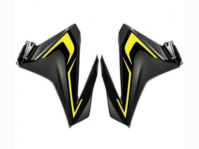 Carénages Moto Honda CBR500R 2022-2023 - Noir Mat Jaune