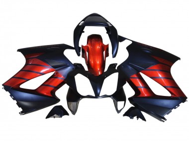 Meilleurs Carénages Moto Honda VFR 800 2002-2013 - Rouge Bleu Noir Mat