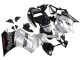 Carénages Moto Honda VFR 800 2002-2013 - Argent Noir Brillant Repsol