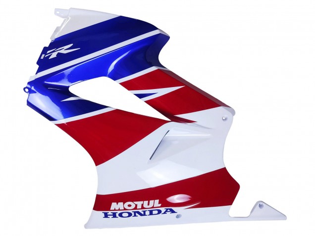 Carénages Moto Honda VFR 800 2002-2013 - Blanc Rouge Bleu Motul