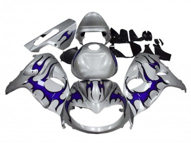 Meilleurs Carénages Moto Suzuki TL1000R 1998-2003 - Argent Bleu