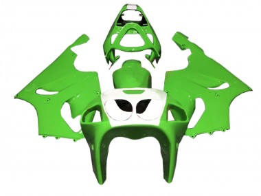 Meilleurs Carénages Moto Kawasaki ZX7R 1996-2003 - Vert Blanc