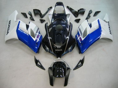 Meilleurs Carénages Moto Honda CBR1000RR 2004-2005 - Blanc Bleu Noir Brillant Fireblade