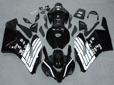 Meilleurs Carénages Moto Honda CBR1000RR 2004-2005 - Noir Brillant Blanc