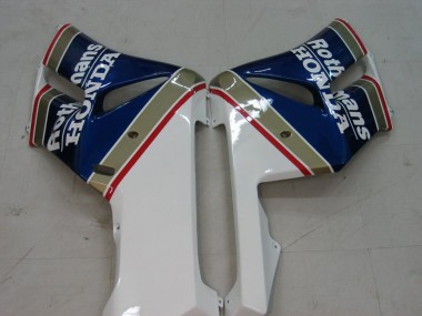 Meilleurs Carénages Moto Honda CBR1000RR 2004-2005 - Blanc Bleu Or Rothmans