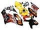 Carénages Moto Honda CBR1000RR 2004-2005 - Jaune Orange Noir Brillant Repsol Rossi 46