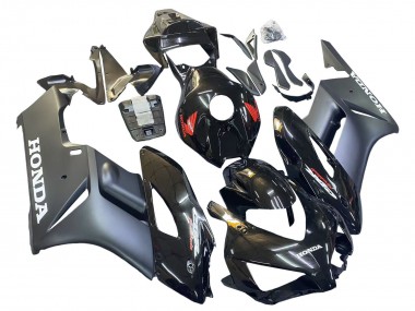 Meilleurs Carénages Moto Honda CBR1000RR 2004-2005 - Noir Brillant Gris Mat Rouge Fireblade