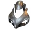 Carénage Moto Honda CBR1000RR 2004-2005 - Argent Noir Brillant