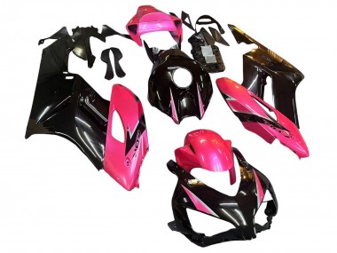 Meilleurs Carénages Moto Honda CBR1000RR 2004-2005 - Rose Noir Brillant