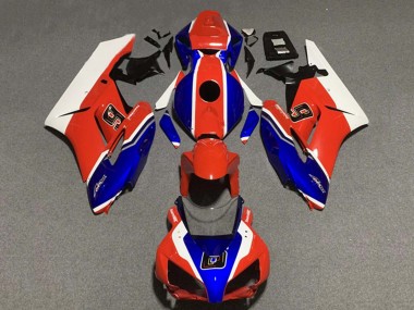 Meilleurs Carénages Moto Honda CBR1000RR 2004-2005 - Blanc Rouge Bleu 6