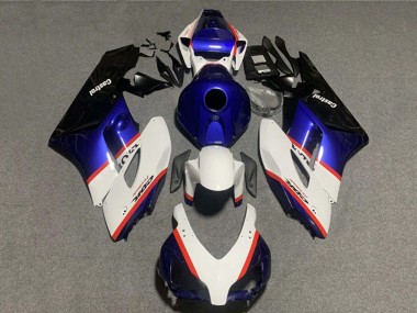 Meilleurs Carénages Moto Honda CBR1000RR 2004-2005 - Blanc Bleu Rouge Castrol