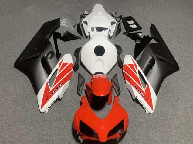 Carénages Moto Honda CBR1000RR 2004-2005 - Blanc Rouge Noir Mat