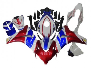 Meilleurs Carénages Moto Honda CBR1000RR 2008-2011 - Blanc Rouge Bleu