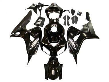 Meilleurs Carénages Moto Honda CBR1000RR 2006-2007 - Noir Brillant Noir Mat