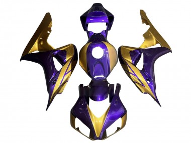 Meilleurs Carénages Moto Honda CBR1000RR 2006-2007 - Or Violet