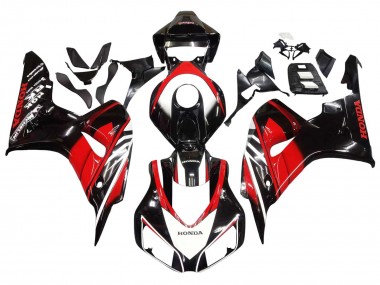 Meilleurs Carénages Moto Honda CBR1000RR 2006-2007 - Rouge Noir Brillant
