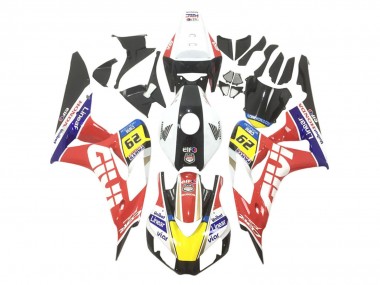 Meilleurs Carénages Moto Honda CBR1000RR 2006-2007 - Blanc Rouge Jaune Bleu Noir Givi Elf UniBat 29