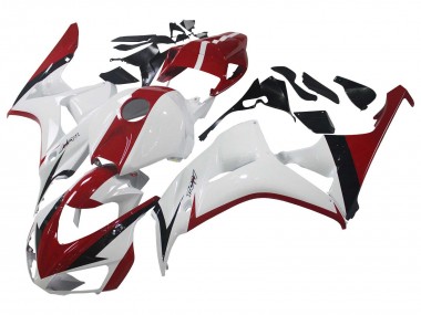 Meilleurs Kits Carénage Moto Honda CBR1000RR 2006-2007 - Blanc Rouge Noir Brillant