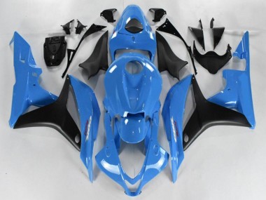 Meilleurs Carénage Moto Honda CBR600RR 2007-2008 - Bleu Clair Noir Brillant
