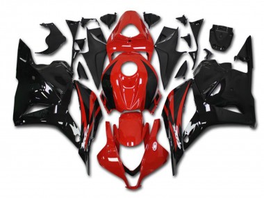 Meilleurs Kits Carénage Moto Honda CBR600RR 2009-2012 - Rouge Noir Brillant