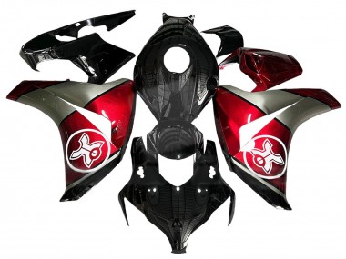 Meilleurs Carénages Moto Honda CBR1000RR 2008-2011 - Gris Rouge Noir Brillant