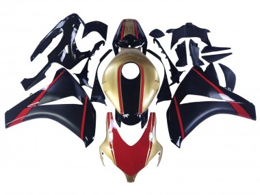 Meilleurs Carénages Moto Honda CBR1000RR 2008-2011 - Or Rouge Noir Brillant