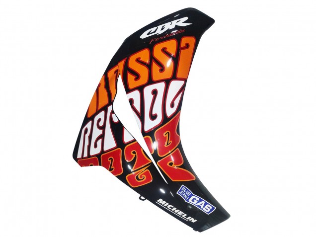 Carénages Moto Honda CBR1000RR 2008-2011 - Vert Orange Noir Brillant Rossi Michelin 46