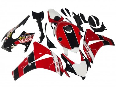 Meilleurs Carénages Moto Honda CBR1000RR 2008-2011 - Rouge Blanc Noir Brillant Courses