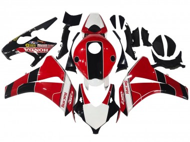 Meilleurs Carénages Moto Honda CBR1000RR 2008-2011 - Rouge Blanc Noir Brillant Courses