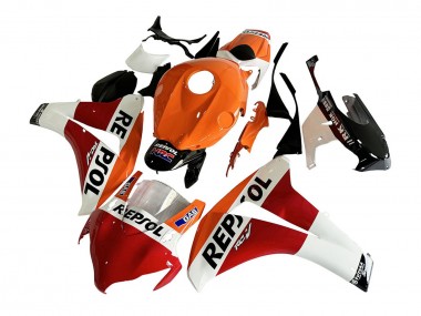Meilleurs Carénage Moto Honda CBR1000RR 2008-2011 - Orange Blanc Rouge Noir Brillant Repsol HRC