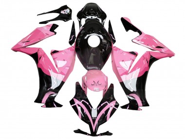 Meilleurs Carénages Moto Honda CBR1000RR 2012-2016 - Rose Noir Brillant