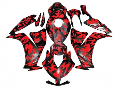 Meilleurs Carénages Moto Honda CBR1000RR 2012-2016 - Rouge Noir Brillant