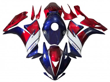 Meilleurs Carénages Moto Honda CBR1000RR 2012-2016 - Rouge Bleu Blanc Fireblade
