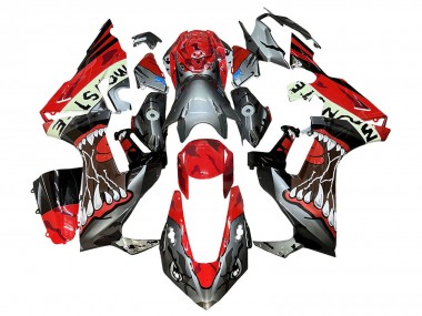 Meilleurs Carénages Moto Honda CBR1000RR 2017-2023 - Rouge Gris Noir Monstre Requin