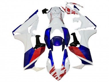 Meilleurs Carénage Moto Honda CBR1000RR 2017-2023 - Blanc Rouge Bleu