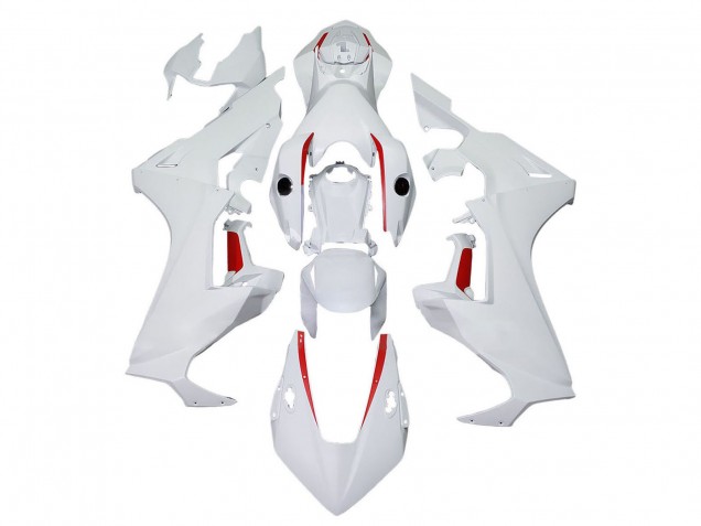 Carénages Moto Honda CBR1000RR 2017-2024 - Blanc Rouge Doubler