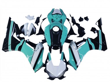 Meilleurs Carénages Moto Honda CBR1000RR 2017-2023 - Blanc Bleu Clair Noir Brillant