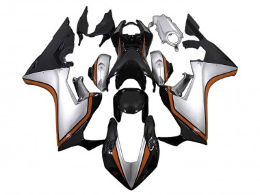 Meilleurs Carénages Moto Honda CBR1000RR 2017-2023 - Argent Orange Noir Brillant