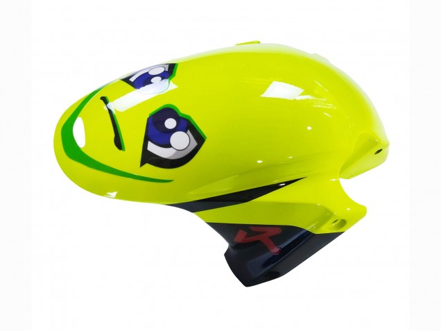 Carénages Moto Honda CBR600RR 2003-2004 - Bleu Jaune Néon Noir Brillant Requin