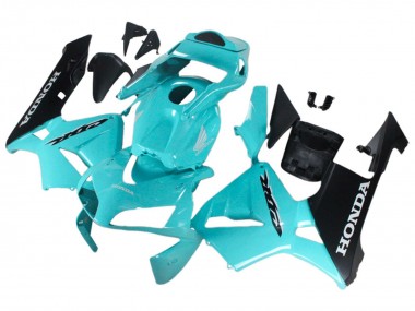 Meilleurs Carénages Moto Honda CBR600RR 2003-2004 - Bleu Clair Noir