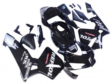 Meilleurs Carénages Moto Honda CBR600RR 2003-2004 - Noir Brillant Blanc Repsol