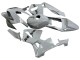 Carénages Moto Honda CBR600RR 2003-2004 - Argent Noir Repsol