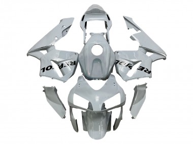Meilleurs Carénages Moto Honda CBR600RR 2003-2004 - Argent Noir Repsol