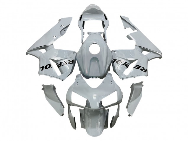 Carénages Moto Honda CBR600RR 2003-2004 - Argent Noir Repsol