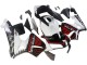 Carénages Moto Honda CBR600RR 2003-2004 - Blanc Rouge Noir Brillant Monstre