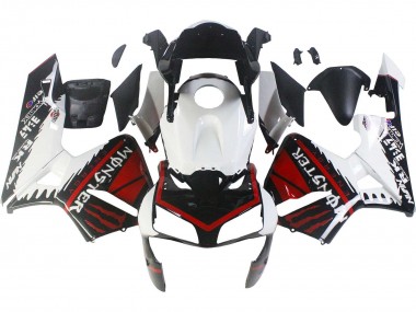 Meilleurs Carénages Moto Honda CBR600RR 2003-2004 - Blanc Rouge Noir Brillant Monstre