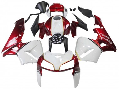 Meilleurs Kits Carénage Moto Honda CBR600RR 2005-2006 - Rouge Blanc Noir